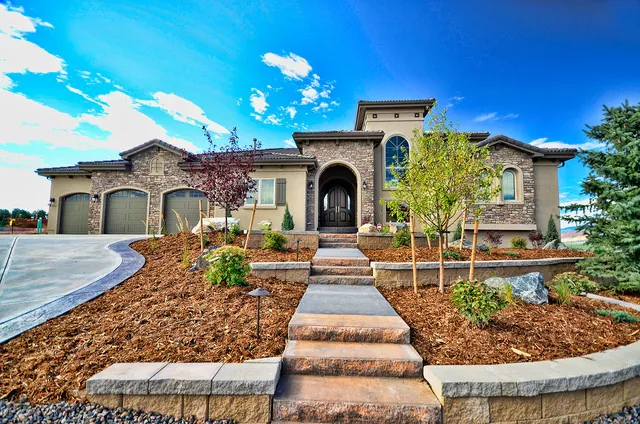 Almafi custom home — Exterior Angle