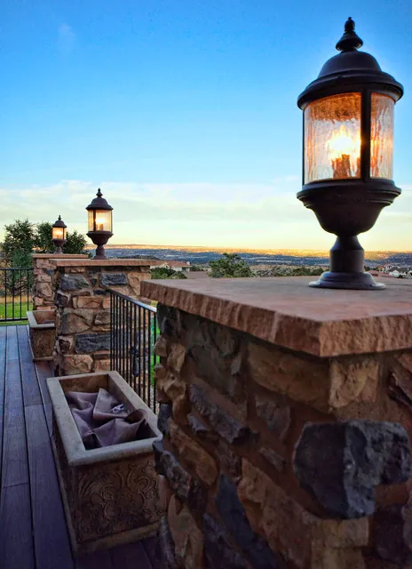 Linger Way custom home — Exterior Railing