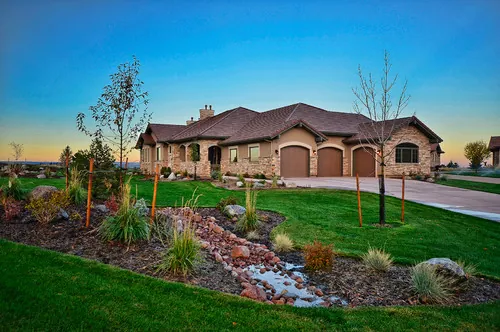 Reserve Point custom home — Front Exterior 01