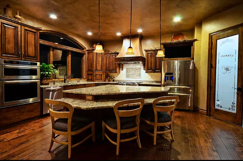Reserve Point custom home — Kitchen Island Seating 12
