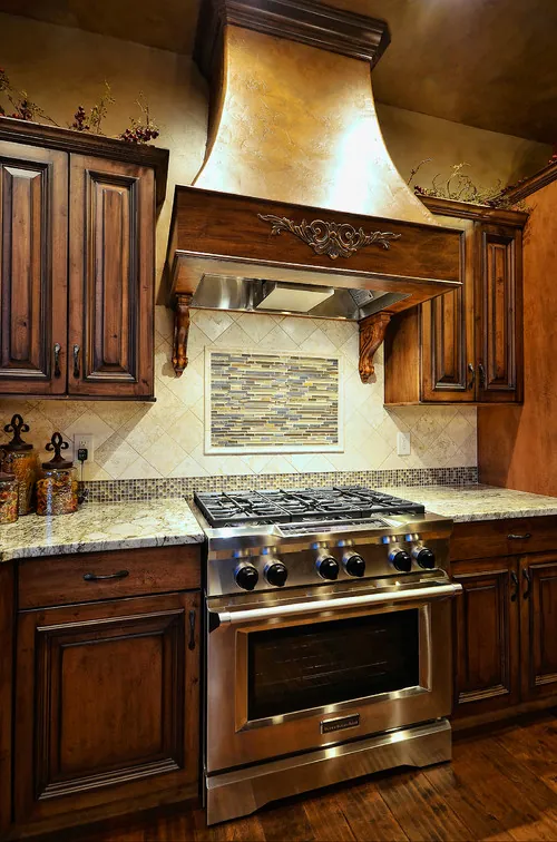 Reserve Point custom home — Kitchen Range Vertical 13