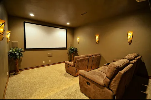 Reserve Point custom home — Lower Level Home Theater 23