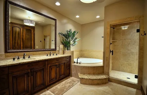 Reserve Point custom home — Bathroom Double Vanity 16