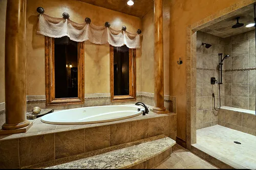 Reserve Point custom home — Bathroom Tub Shower 20